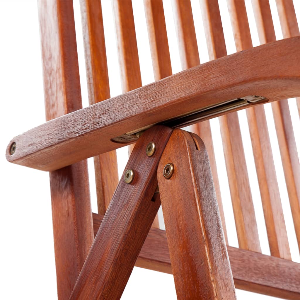 Outdoor Patio Wooden Foldable Garden Chairs Acacia Wood Seats 2 3 4 6 8 pcs