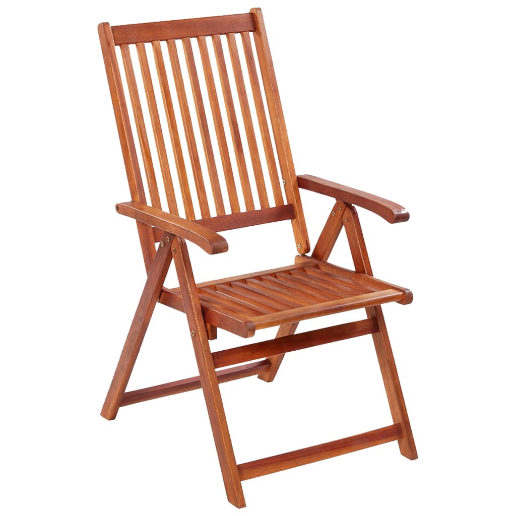 Outdoor Patio Wooden Foldable Garden Chairs Acacia Wood Seats 2 3 4 6 8 pcs