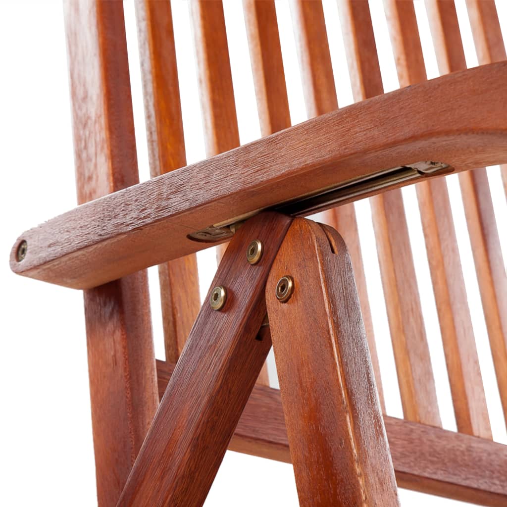 Outdoor Patio Wooden Foldable Garden Chairs Acacia Wood Seats 2 3 4 6 8 pcs