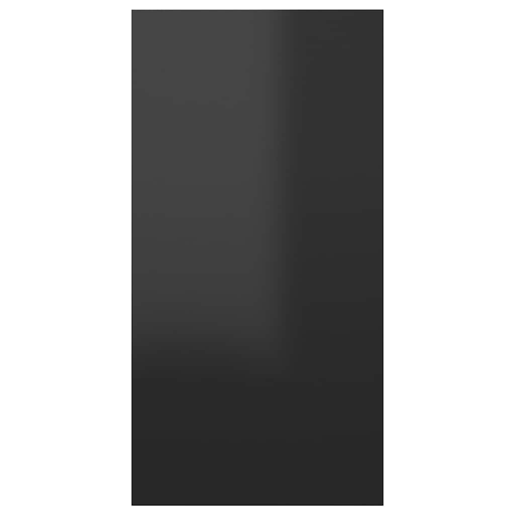TV Cabinets 2 pcs High Gloss Black 30.5x30x60 cm Engineered Wood