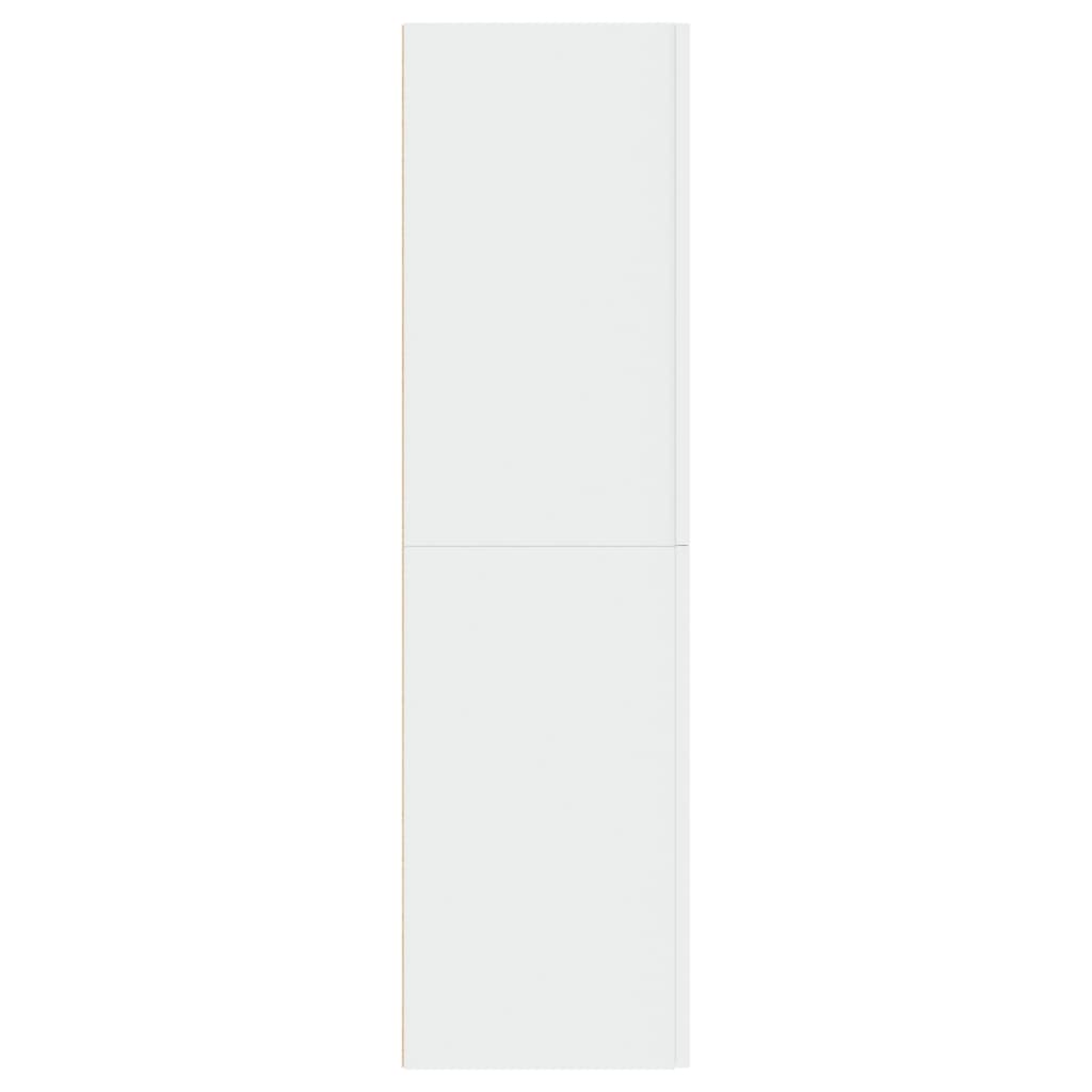 TV Cabinets 2 pcs White 30.5x30x110 cm Engineered Wood