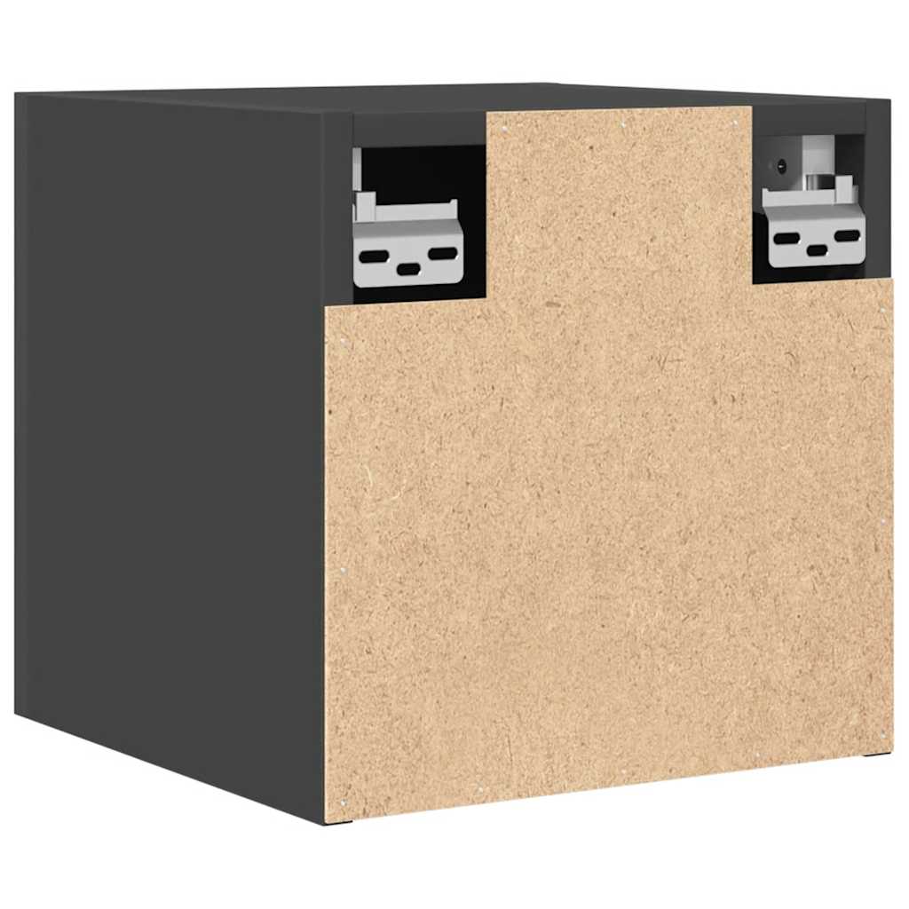 Wall Mounted TV Cabinets 2 pcs Grey 30.5x30x30 cm
