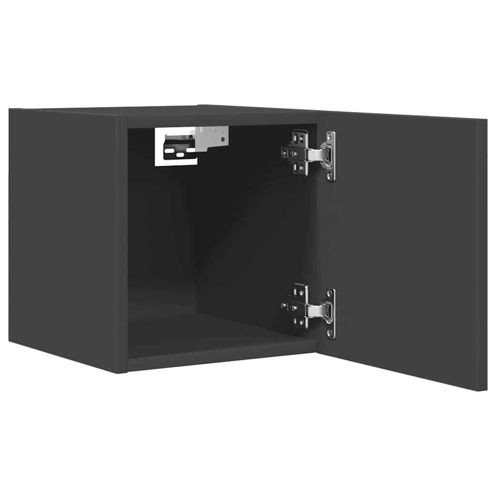 Wall Mounted TV Cabinets 2 pcs Grey 30.5x30x30 cm
