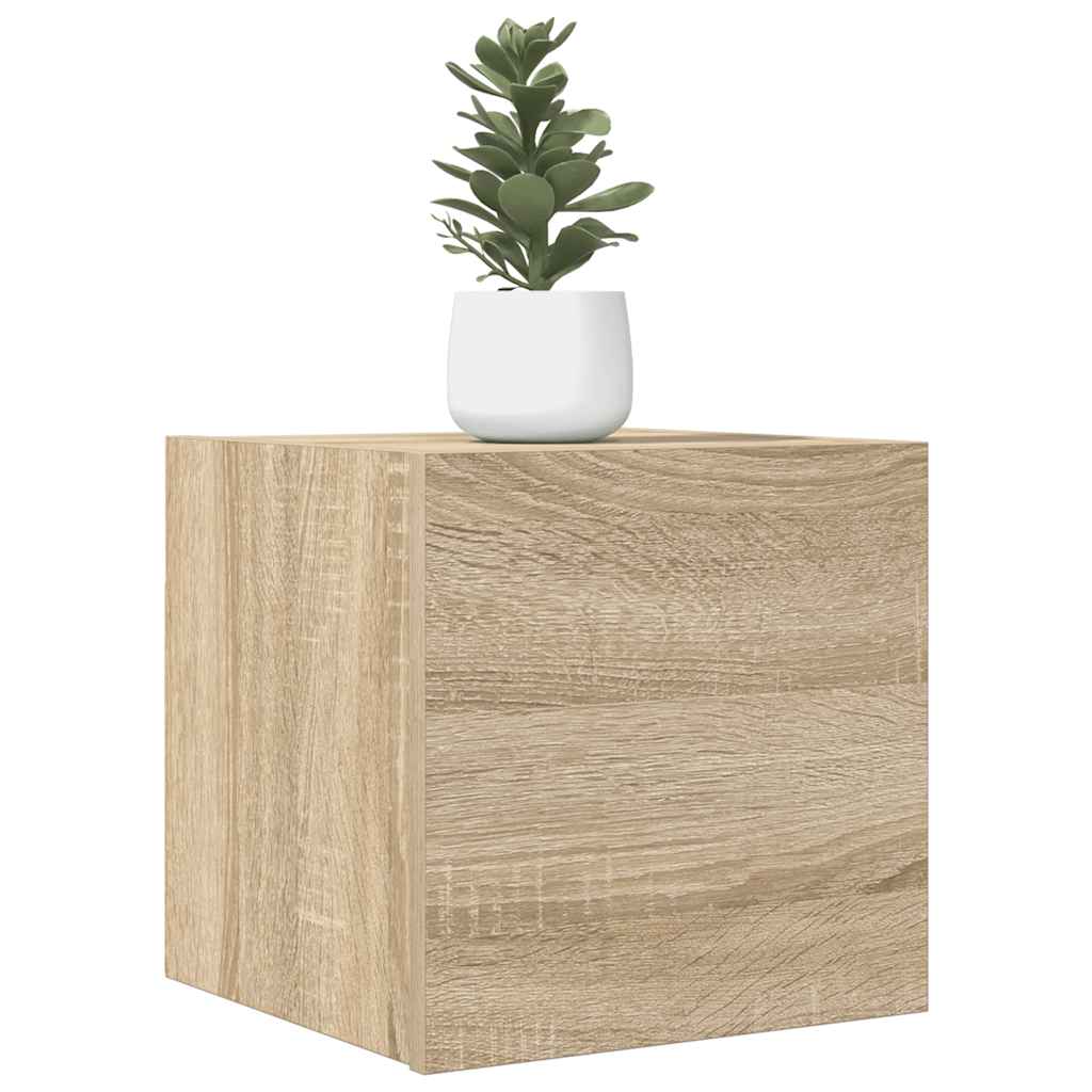 Wall Mounted TV Cabinets 4 pcs Sonoma Oak 30.5x30x30 cm