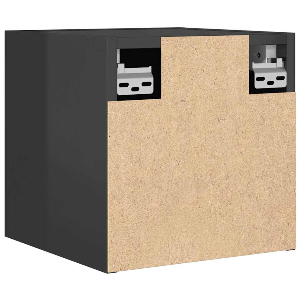 Wall Mounted TV Cabinets 2 pcs High Gloss Grey 30.5x30x30 cm