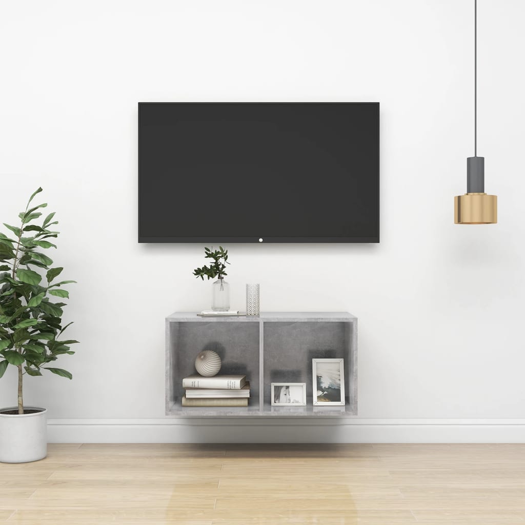 Wall-Mounted Tv Cabinet 37X37X Engineered Wood