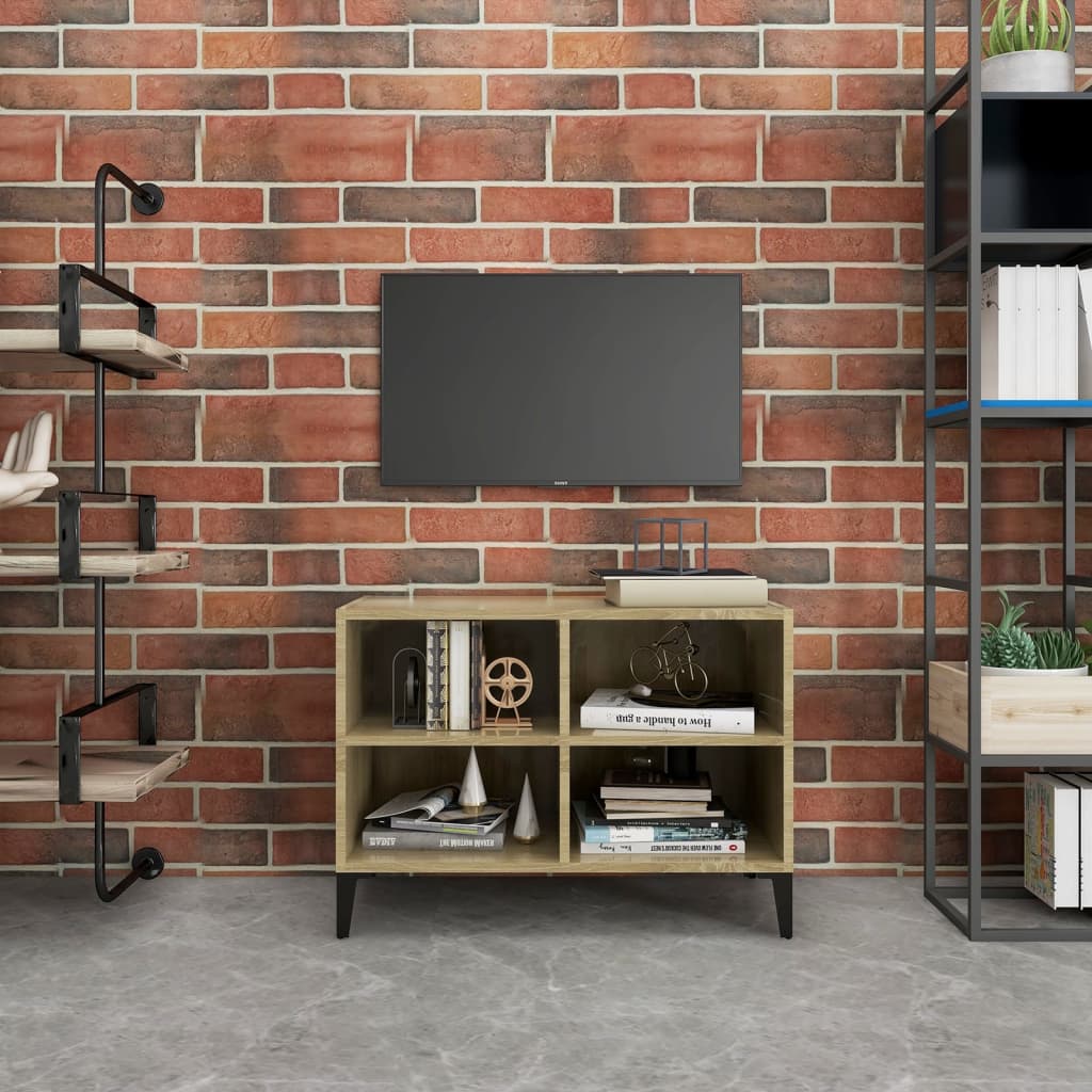 Tv Cabinet With Metal Legs 69.5X30X50 Cm