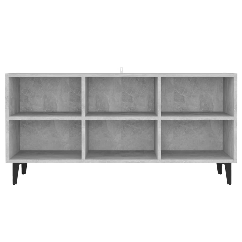 Modern Wooden TV Tele Stand Media Unit Cabinet With 6 Storage Compartments Wood