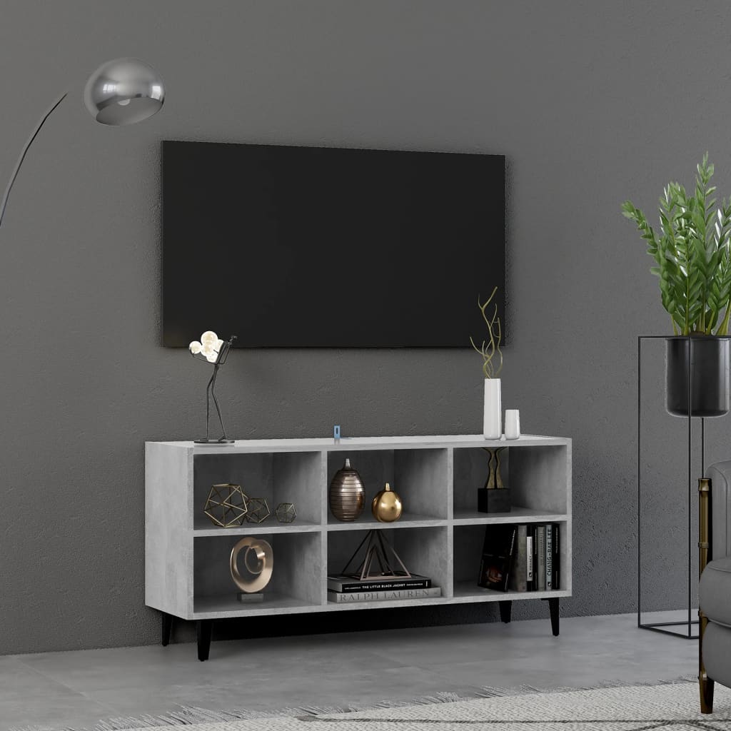 Tv Cabinet With Metal Legs 69.5X30X50 Cm