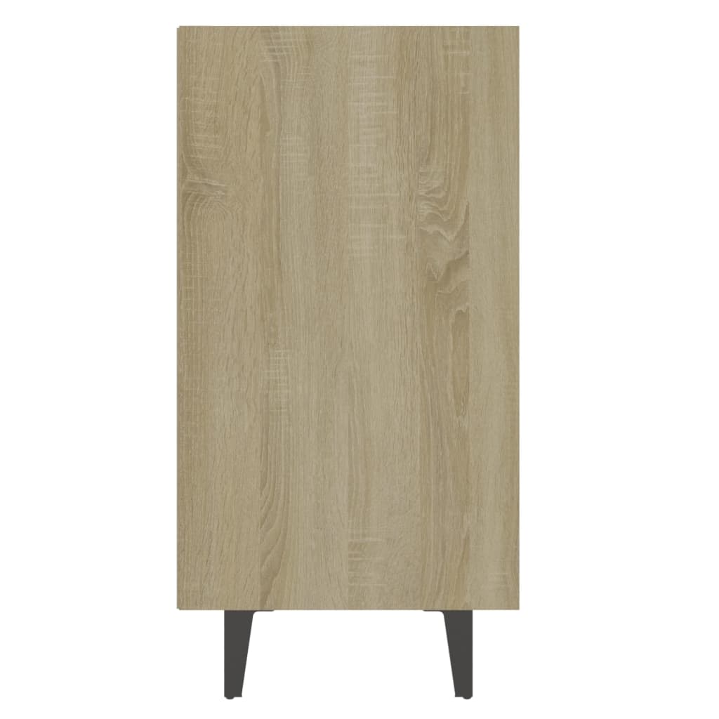 Modern Wooden Open Sideboard Storage Cabinet Unit With 6 Compartments
