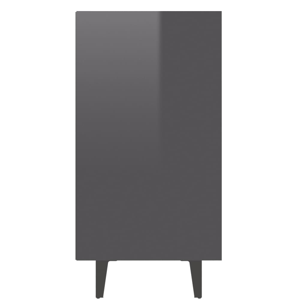 Modern Wooden Open Sideboard Storage Cabinet Unit With 6 Compartments