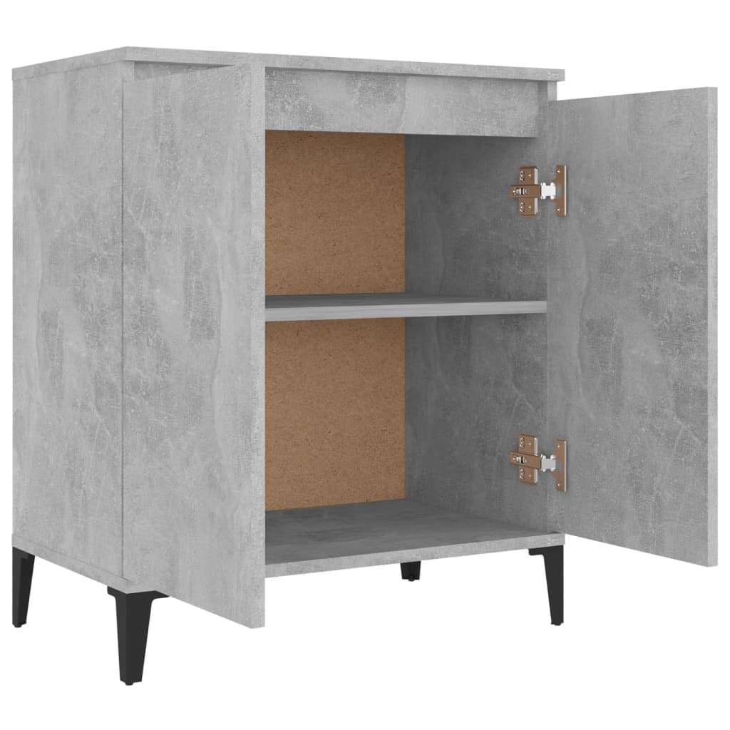 Sideboard Concrete Grey 60x35x70 cm Engineered Wood
