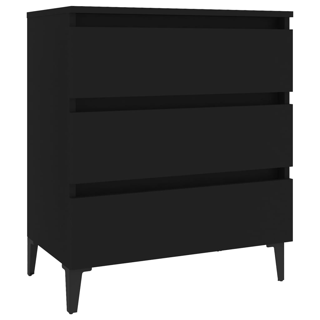 Sideboard Black 60x35x69 cm Engineered Wood