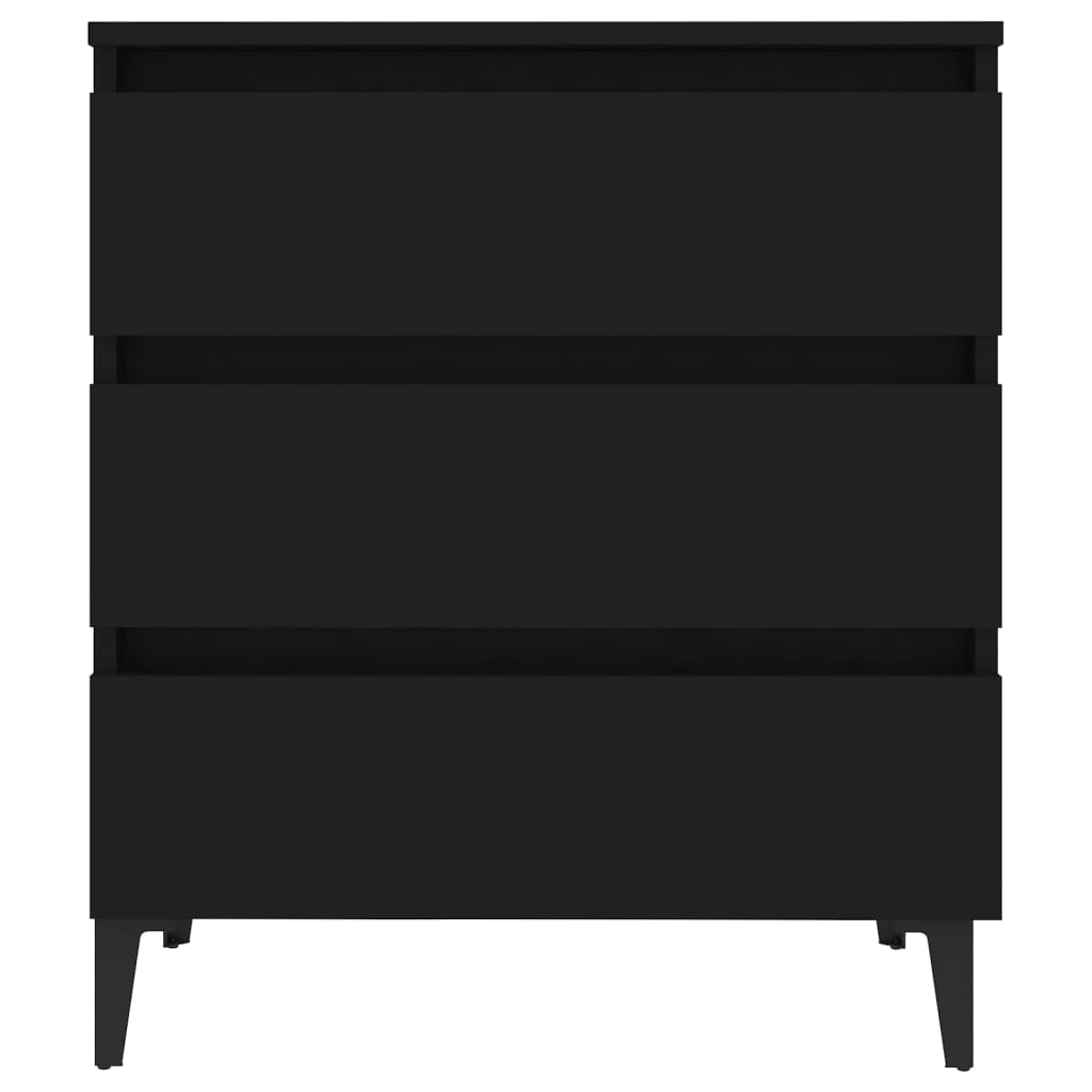 Sideboard Black 60x35x69 cm Engineered Wood