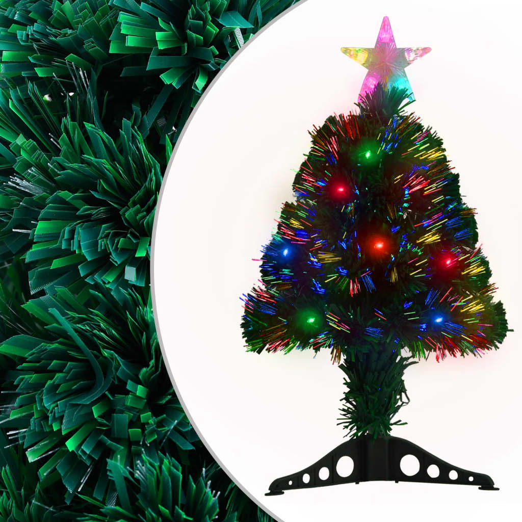 Pre-Lit Christmas Tree With Stand&Led 64 Cm Fibre Optic