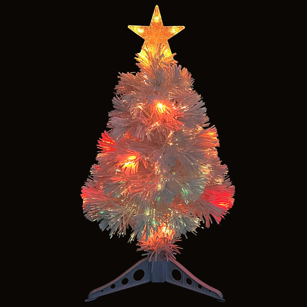 Artificial Pre-Lit Christmas Tree Fibre Optic
