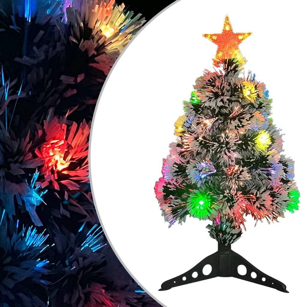 Artificial Pre-Lit Christmas Tree Fibre Optic