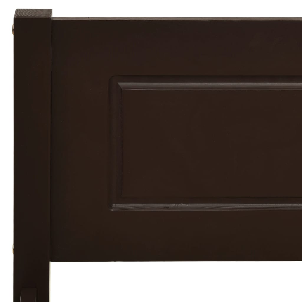 Modern Wooden Emperor Size 2m Bed Frame Base With Headboard Solid Pinewood Wood