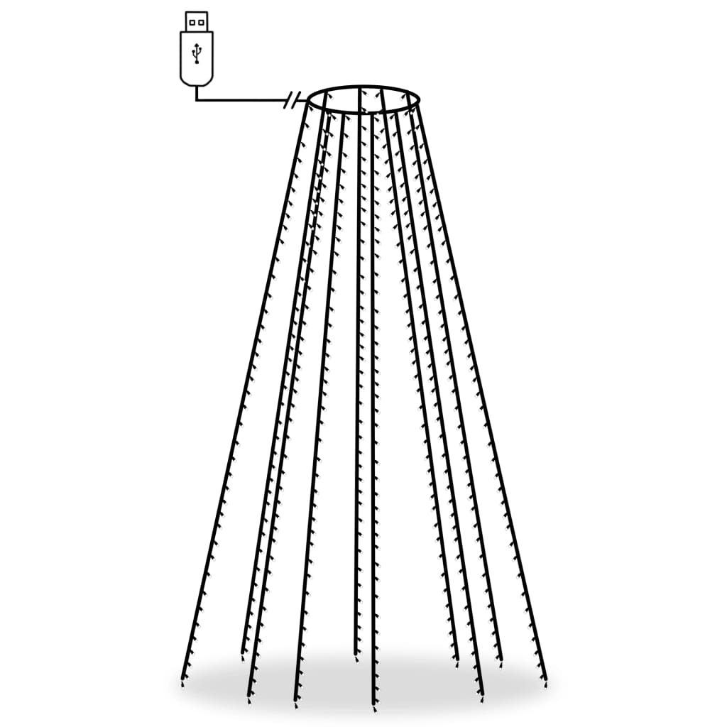 Christmas Tree Net Lights With 400 Leds