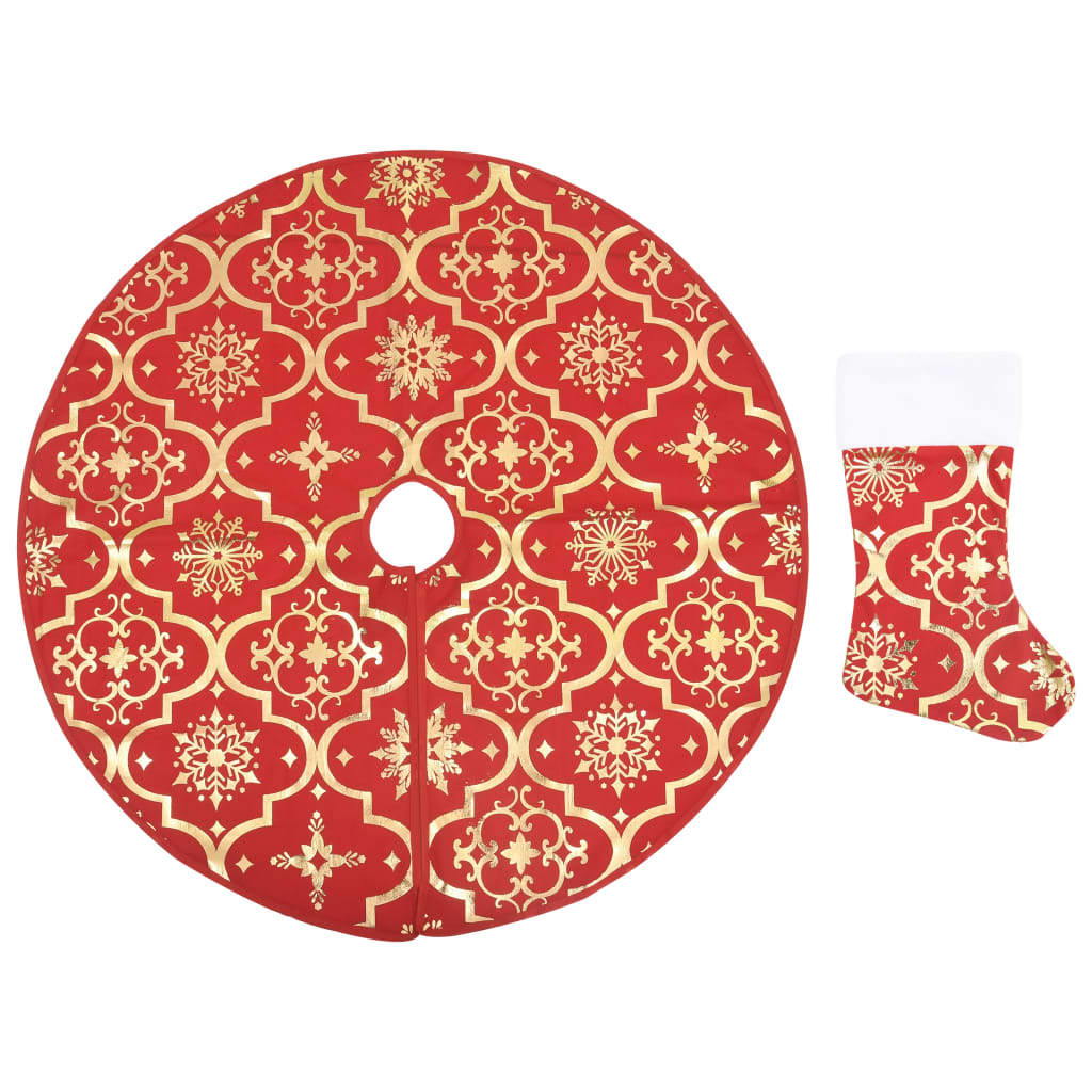 Luxury Christmas Tree Skirt With Sock Fabric