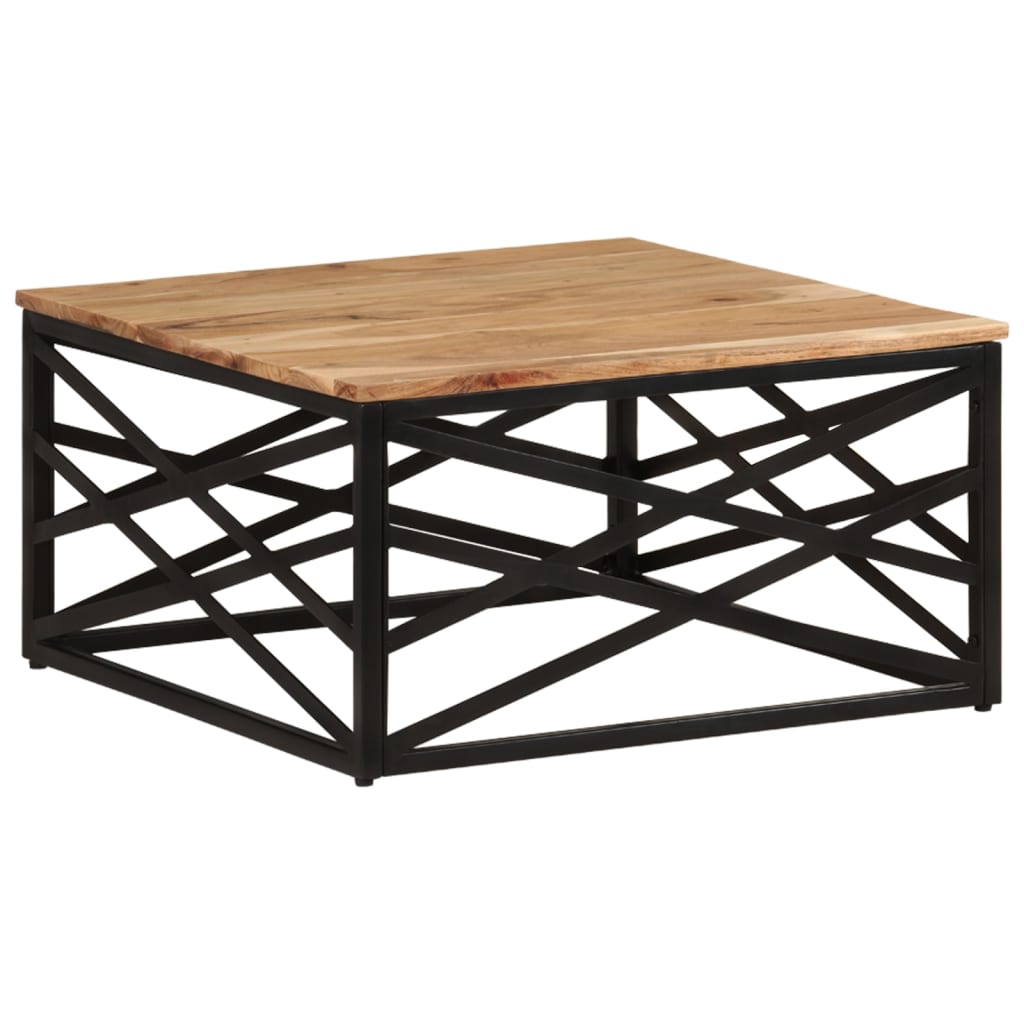 Coffee Table 68x68x35 cm Solid Acacia Wood