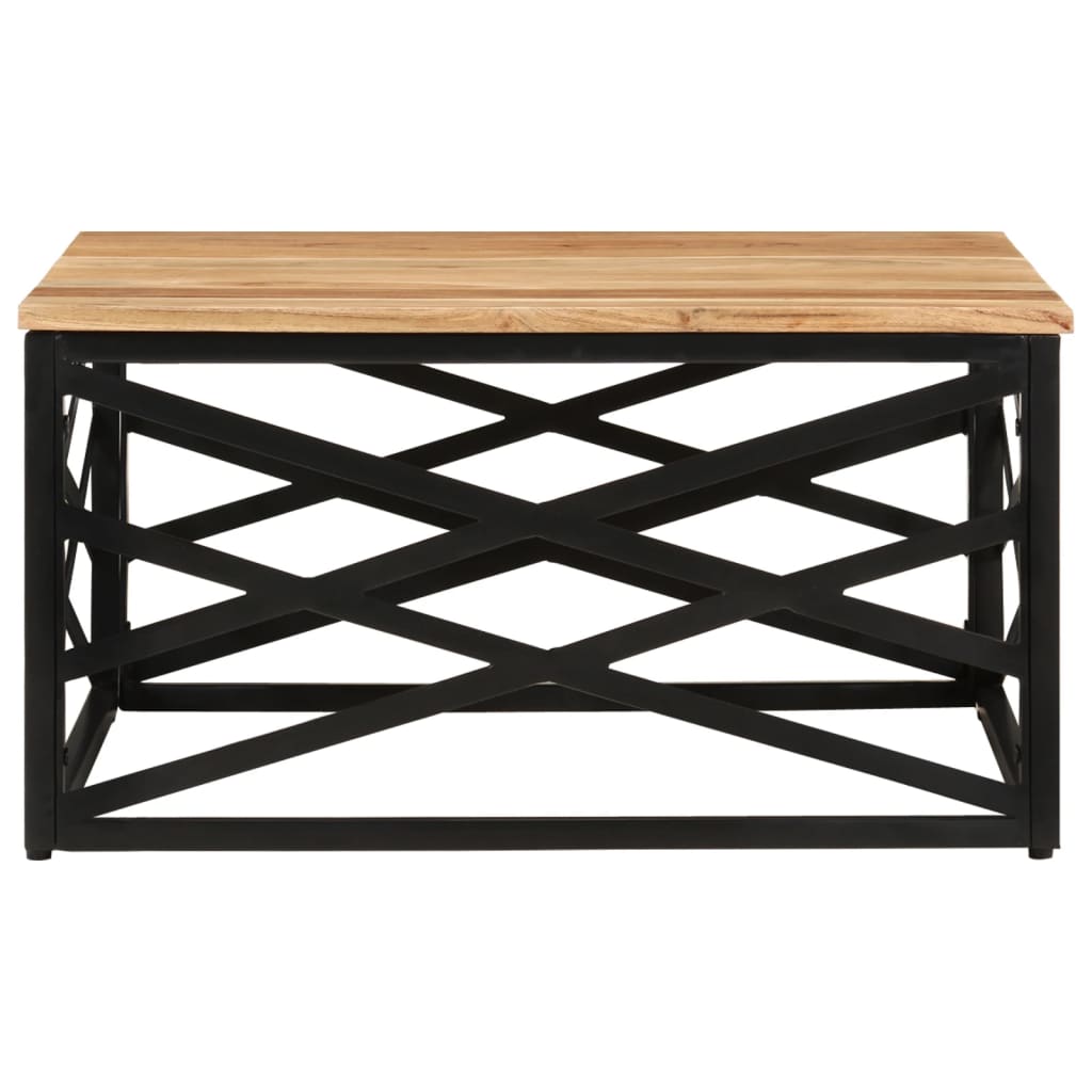 Coffee Table 68x68x35 cm Solid Acacia Wood