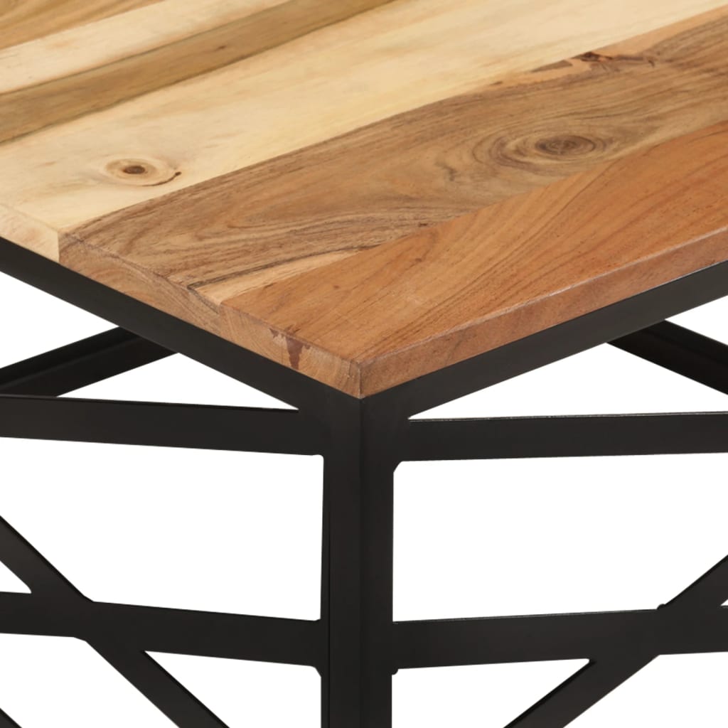 Coffee Table 68x68x35 cm Solid Acacia Wood