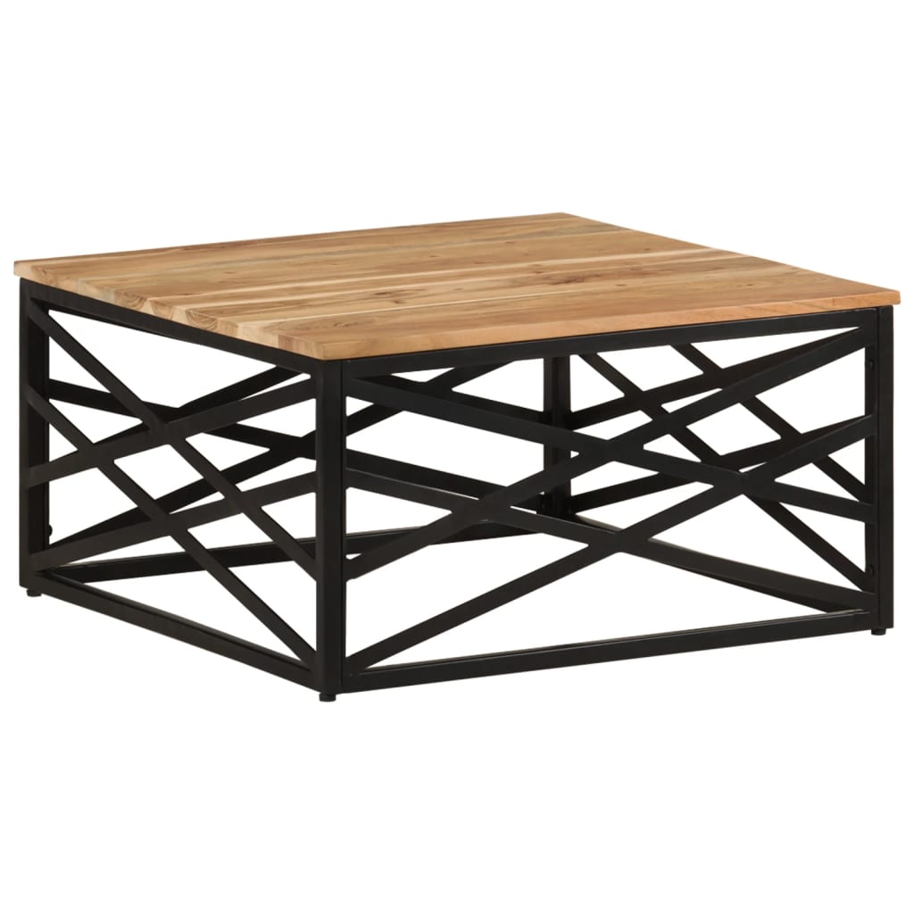 Coffee Table 68x68x35 cm Solid Acacia Wood