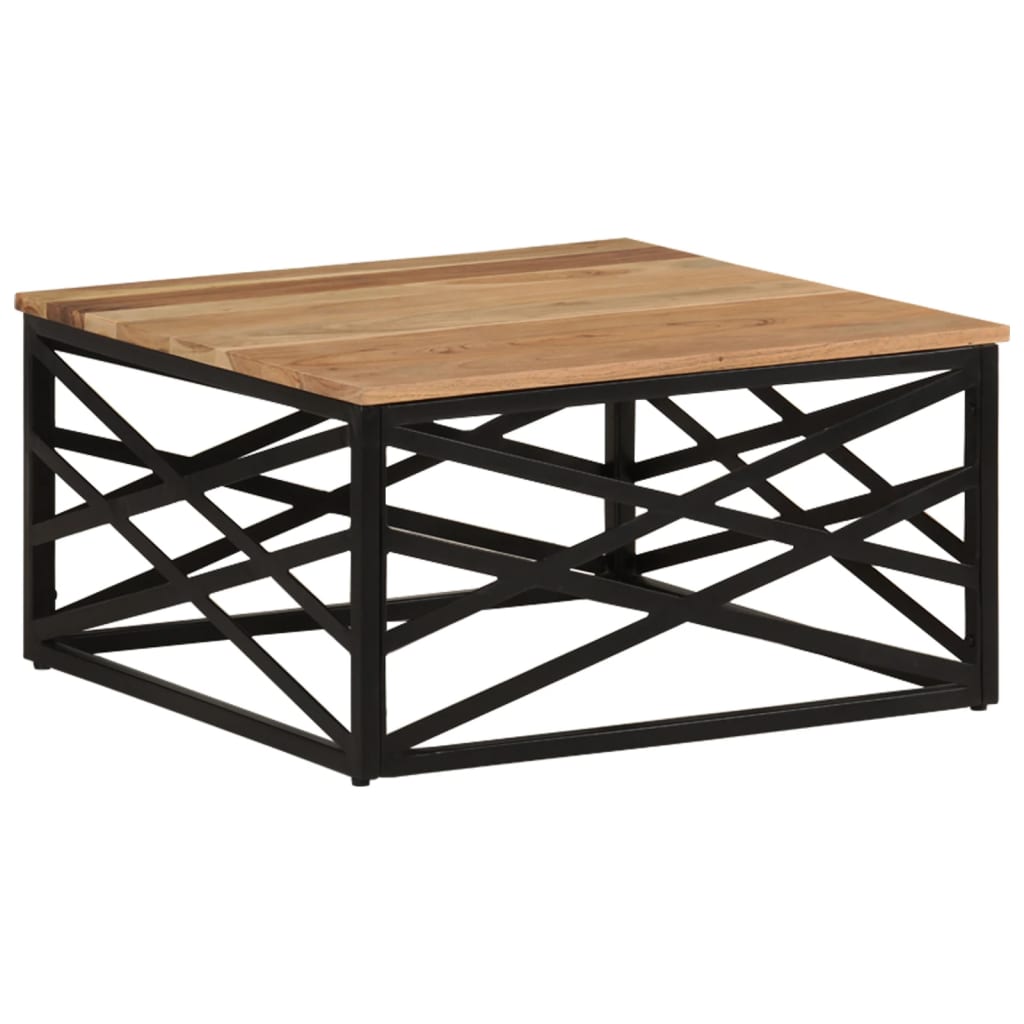 Coffee Table 68x68x35 cm Solid Acacia Wood