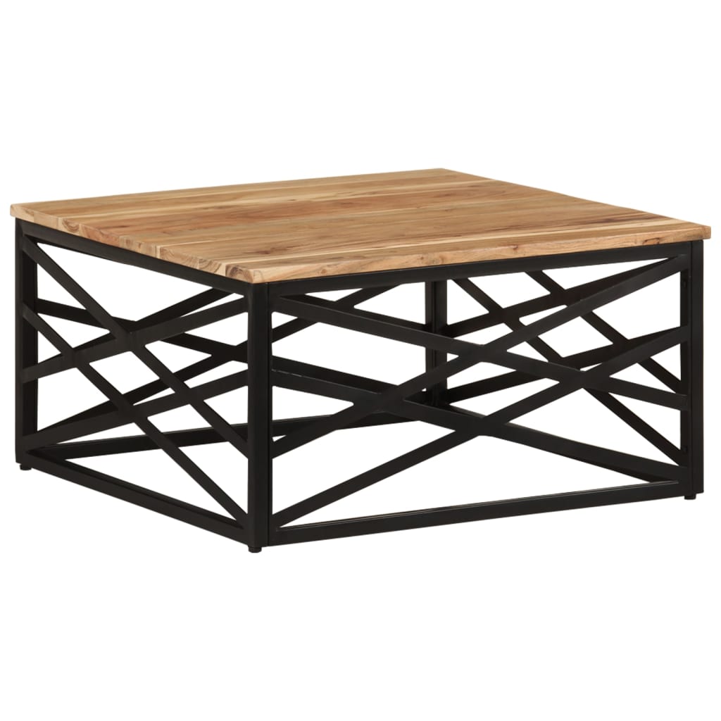 Coffee Table 68x68x35 cm Solid Acacia Wood