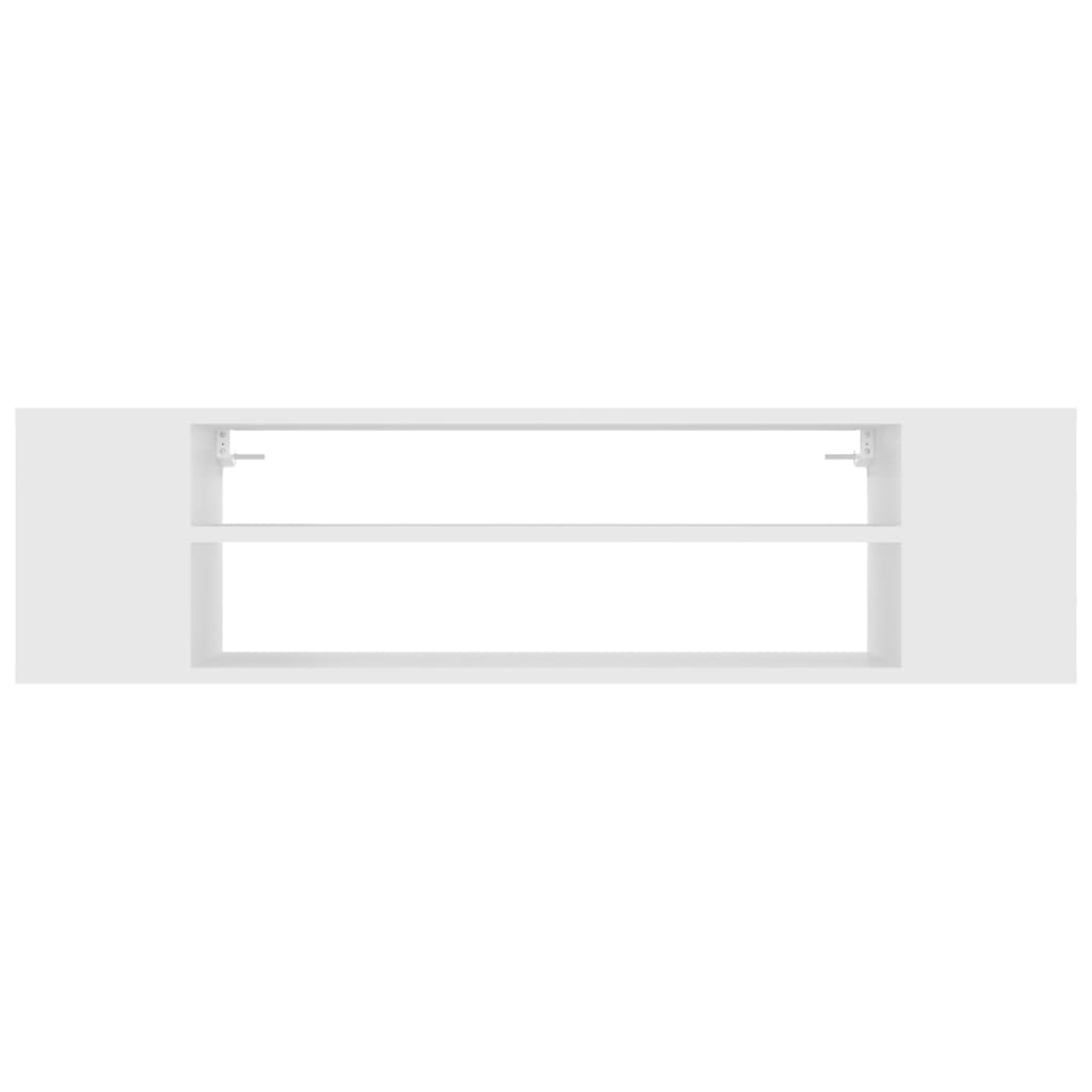 Hanging TV Cabinet White 100x30x26.5 cm Engineered Wood