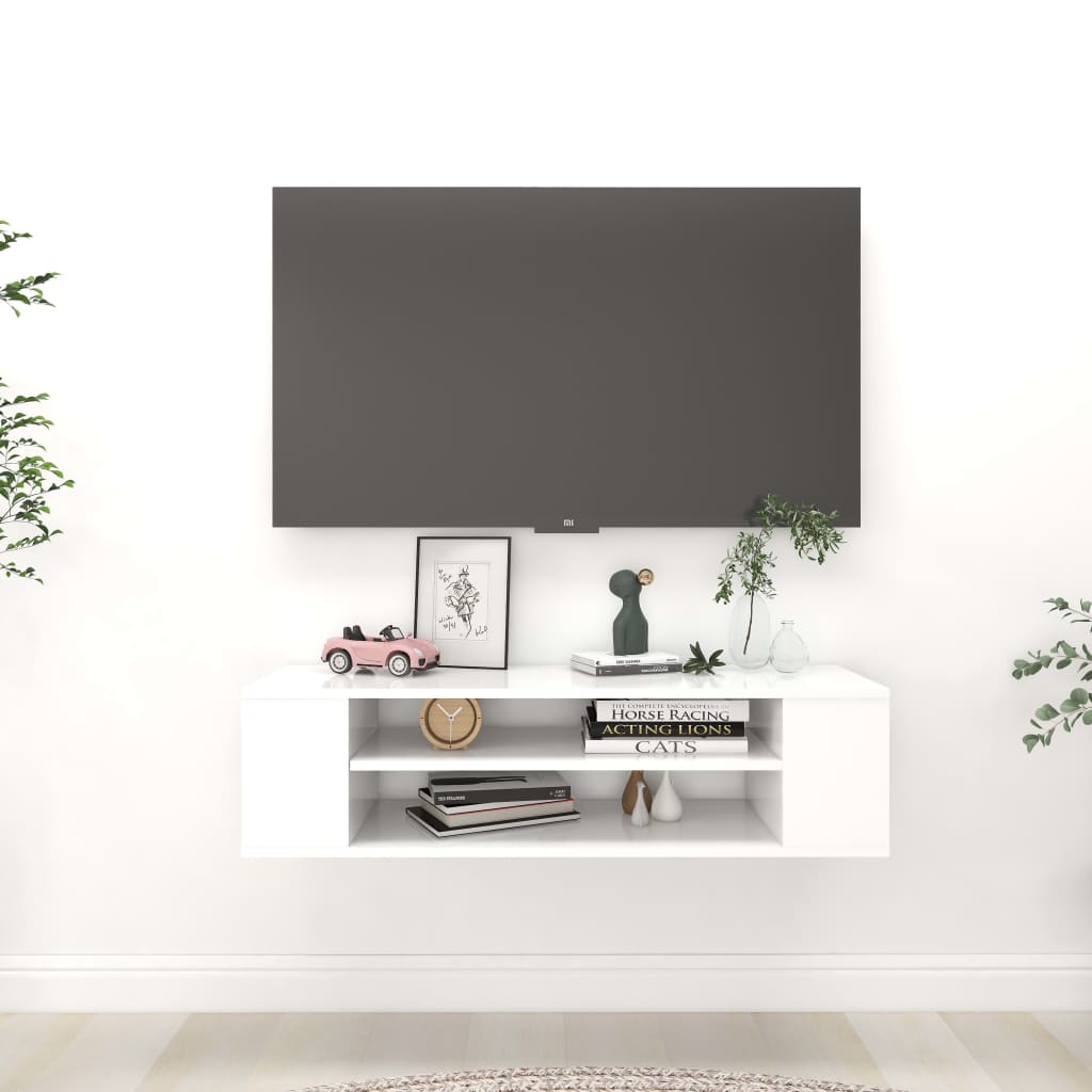Hanging Tv Cabinet 100X30X26.5 Cm Engineered Wood