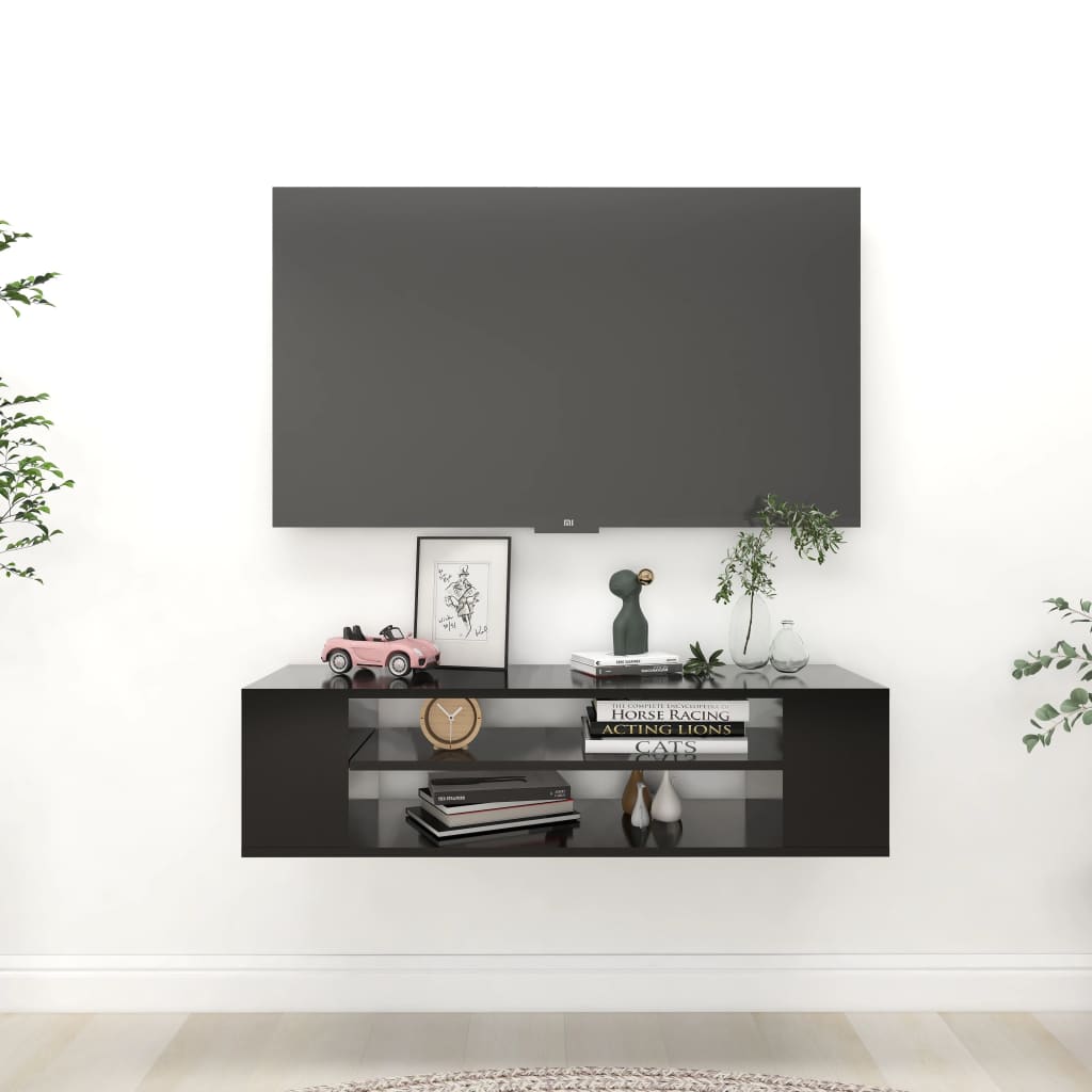 Hanging Tv Cabinet 100X30X26.5 Cm Engineered Wood