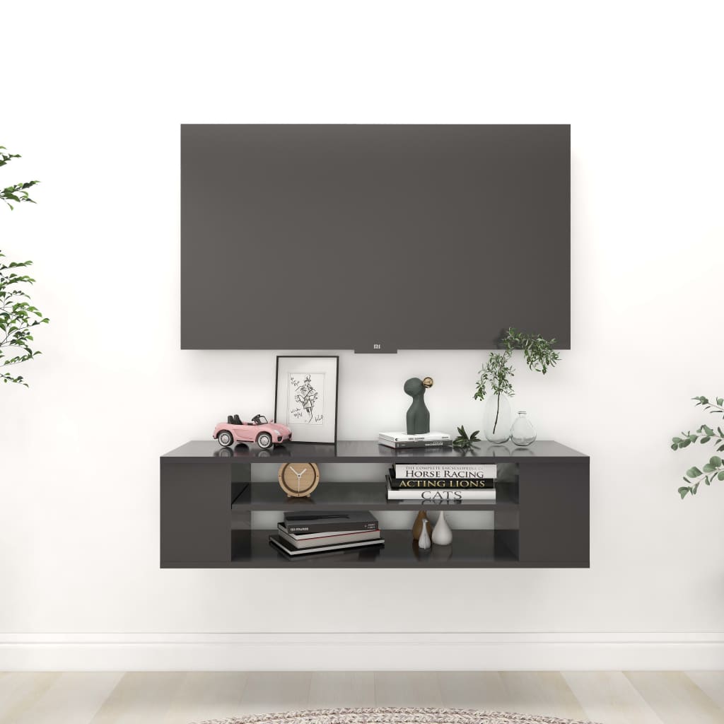 Hanging Tv Cabinet 100X30X26.5 Cm Engineered Wood