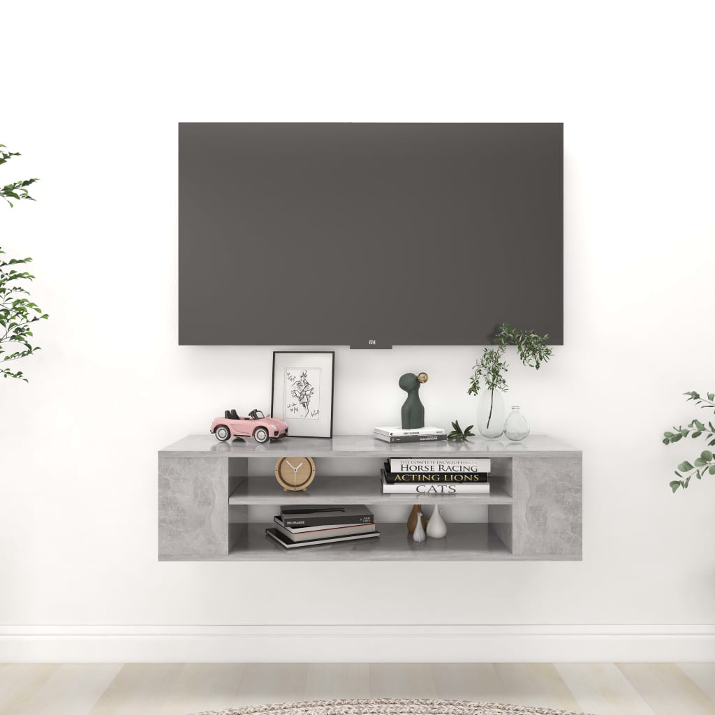 Hanging Tv Cabinet 100X30X26.5 Cm Engineered Wood