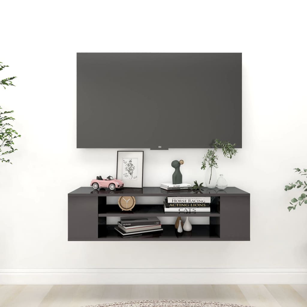 Hanging Tv Cabinet 100X30X26.5 Cm Engineered Wood