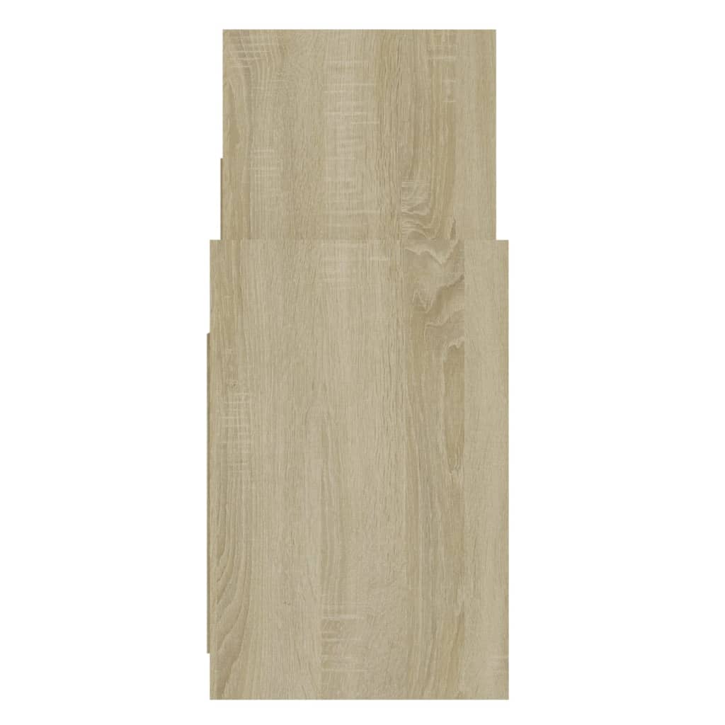 Side Cabinet Sonoma Oak 60x26x60 cm Engineered Wood