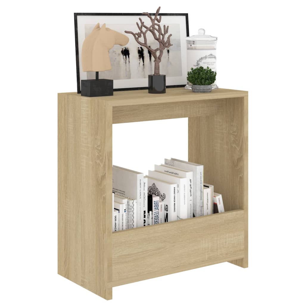 Side Table Sonoma Oak 50x26x50 cm Engineered Wood