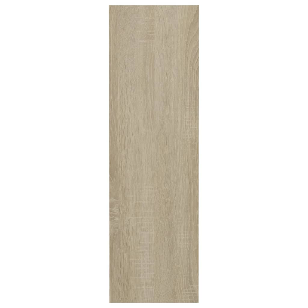 Wall Shoe Cabinets 2 pcs Sonoma Oak 60x18x60cm Engineered Wood