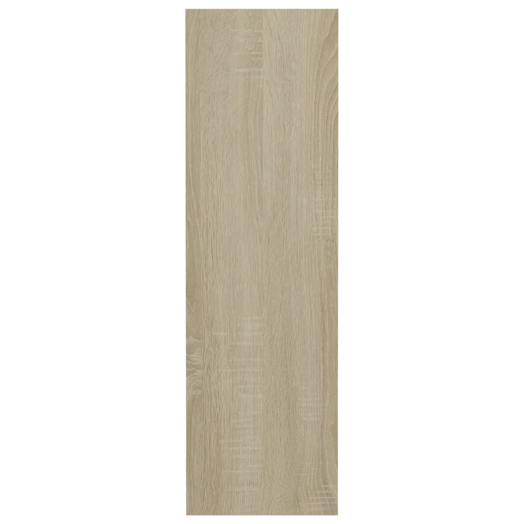 Wall Shoe Cabinets 2 pcs Sonoma Oak 80x18x60cm Engineered Wood