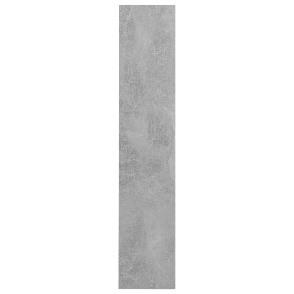 Wall Shoe Cabinet Concrete Grey 60x18x90 cm Engineered Wood