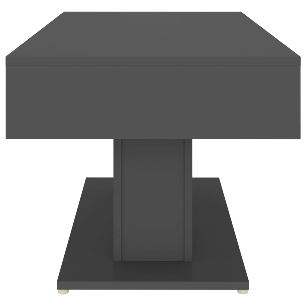 Coffee Table Grey 96x50x45 cm Engineered Wood