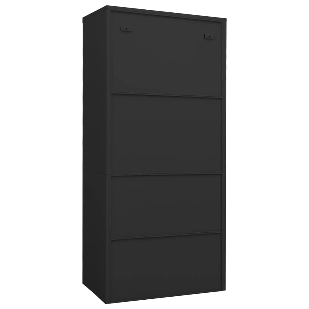 Wardrobe Anthracite 80x50x180 cm Steel
