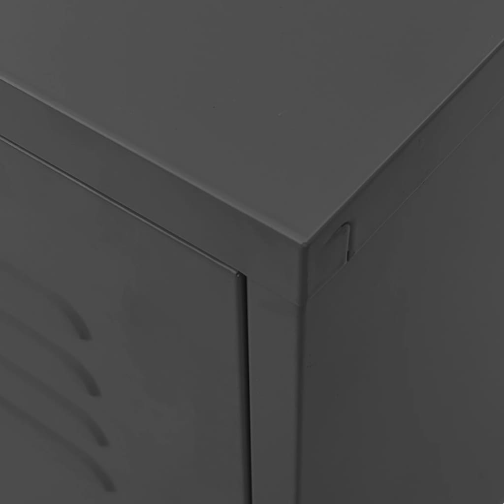 TV Cabinet Anthracite 105x35x50 cm Steel