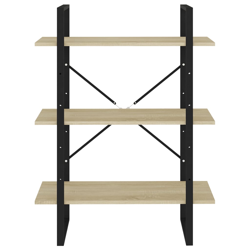Book Cabinet Sonoma Oak 80x30x105 cm Engineered Wood