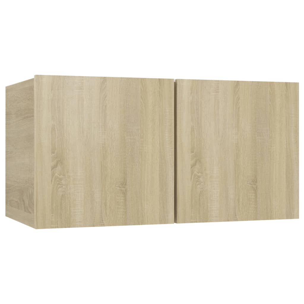 TV Cabinets 8 pcs Sonoma Oak Engineered Wood