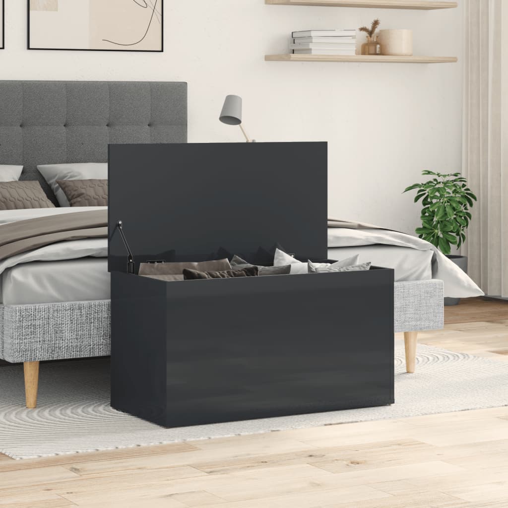 Modern Wooden Home Storage Chest Toy Box Trunk With Lift Top Design Wood