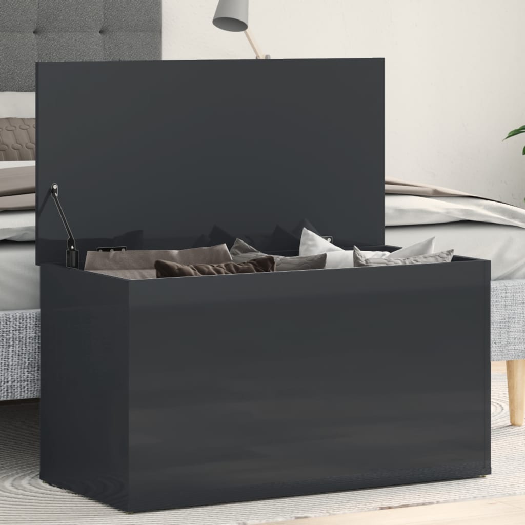 Modern Wooden Home Storage Chest Toy Box Trunk With Lift Top Design Wood
