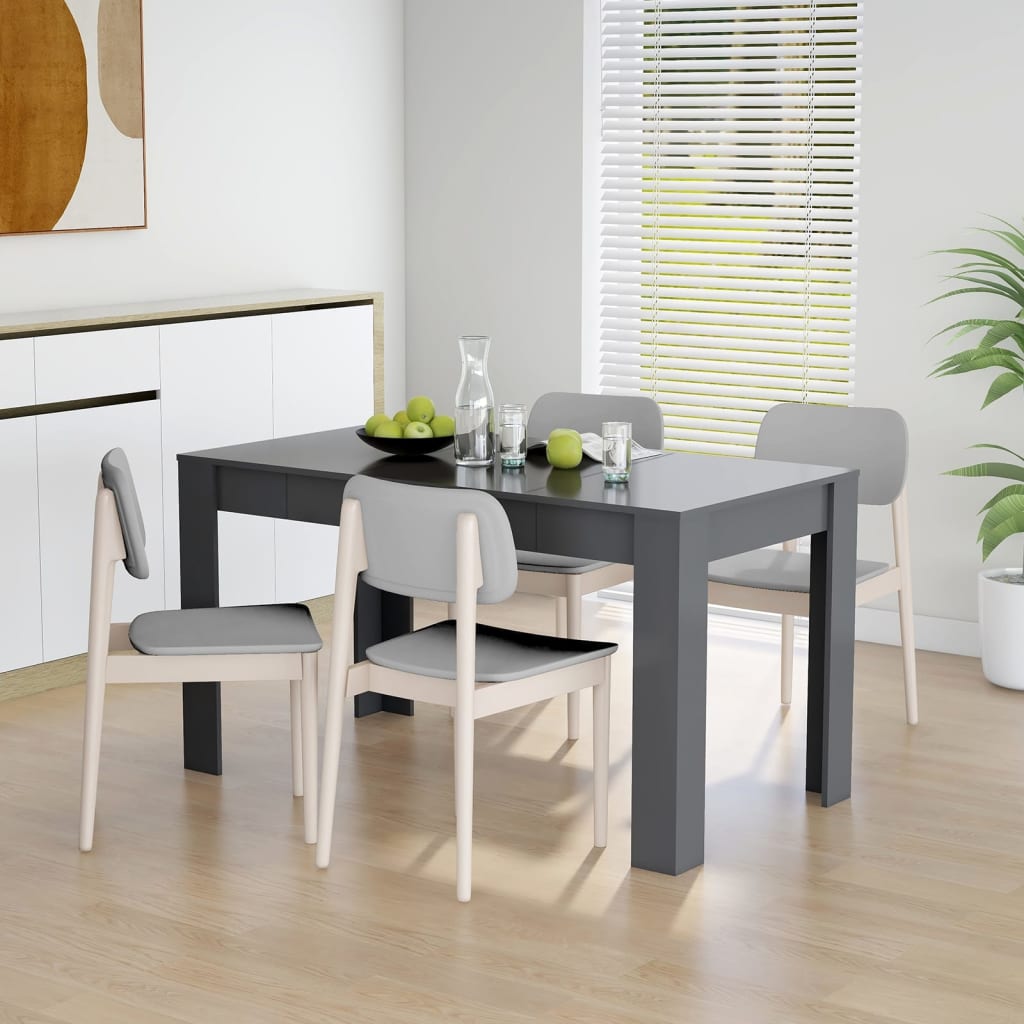 Modern Wooden 4 Person Dining Table Wood Dinner Kitchen Tables Sturdy