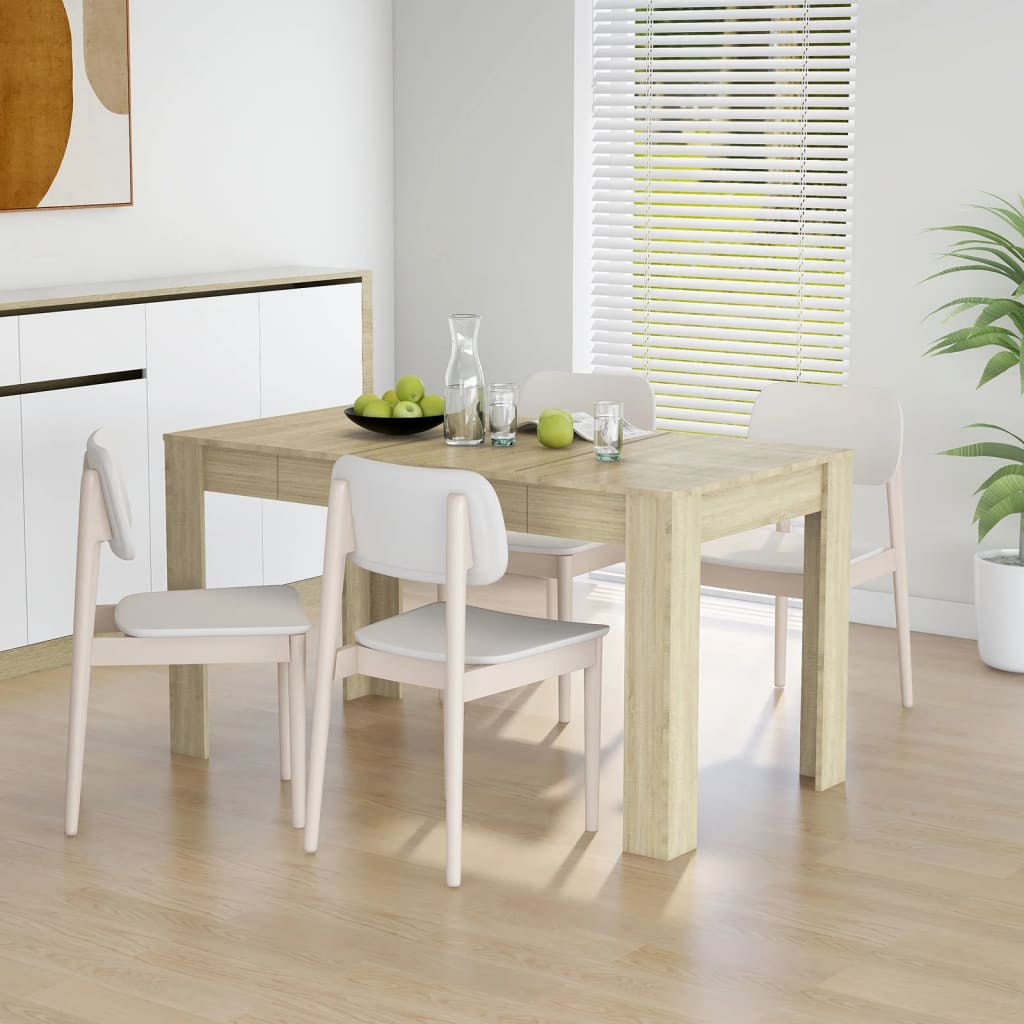 Modern Wooden 4 Person Dining Table Wood Dinner Kitchen Tables Sturdy